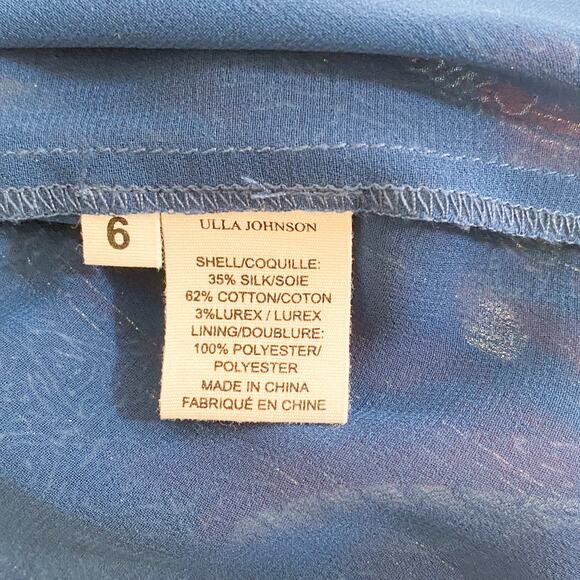 Ulla Johnson Vienne Birds of Paradise Mini Dress - Picture 6 of 7